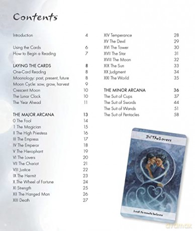 Lunar Tarot: Manifest your dreams with the energy of the moon and wisdom of the tarot - Jayne Wallace [KSIĄŻKA]