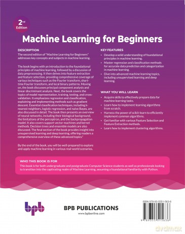 Machine Learning for Beginners: Build and deploy Machine Learning systems using Python - 2nd Edition - Dr. Harsh Bhasin [KSIĄŻKA]