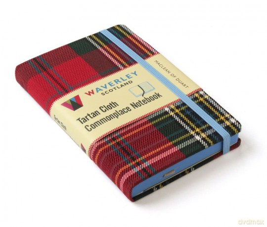 Maclean of Duart Notebook: Waverley Genuine Scottish Tartan Notebook - Ron Waverley Scotland [KSIĄŻKA]