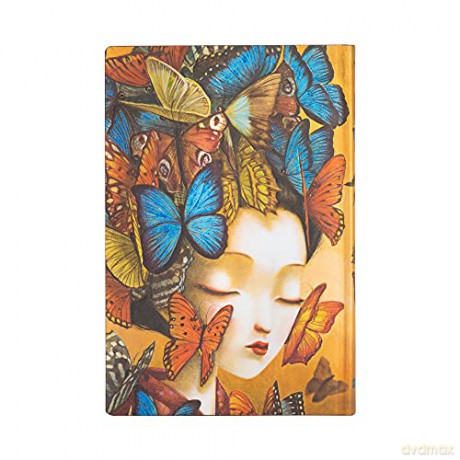 Madame Butterfly (Esprit de Lacombe) Mini 12-month Dayplanner 2024 - Paperblanks [KALENDARZ]