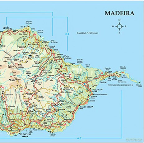 Madeira Sunflower Walking Guide: 100 long and short walks; 6 car tours - John Underwood [KSIĄŻKA]