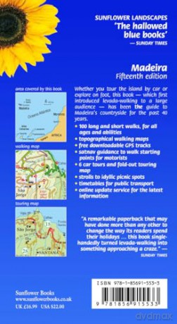 Madeira Sunflower Walking Guide: 100 long and short walks; 6 car tours - John Underwood [KSIĄŻKA]