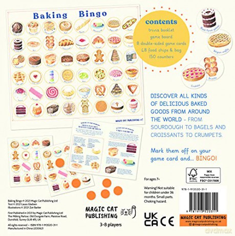 Magic Cat 9781913520311 Baking Bingo, Multicoloured, One Size - Magic Cat [KSIĄŻKA]