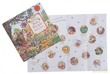 Magic Cat 9781913520519 Bear's Picnic Jigsaw Puzzle, Multicoloured, 100 Pieces - Freya Hartas [PUZZLE]