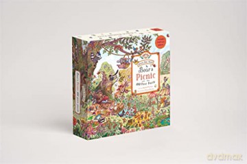 Magic Cat 9781913520519 Bear's Picnic Jigsaw Puzzle, Multicoloured, 100 Pieces - Freya Hartas [PUZZLE]