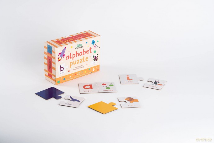 Magic Cat 9781913520526 Letter Matching Game, Multicoloured - Magic Cat [KSIĄŻKA]