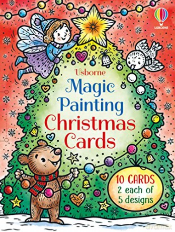 Magic Painting Christmas Cards (Magic Painting Books) - Abigail Wheatley [KSIĄŻKA]