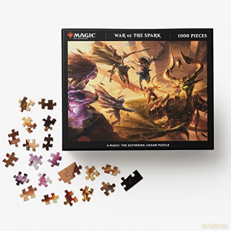 Magic the Gathering War of the Spark: 1,000 Piece Puzzle: A Magic: The Gathering Jigsaw Puzzle: Jigsaw Puzzles for Adults - Magic: The Gathering [KSIĄŻKA]