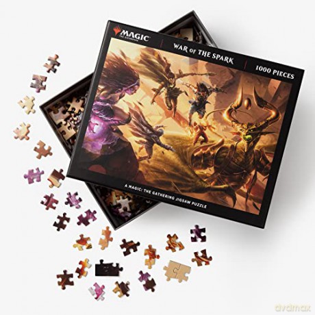 Magic the Gathering War of the Spark: 1,000 Piece Puzzle: A Magic: The Gathering Jigsaw Puzzle: Jigsaw Puzzles for Adults - Magic: The Gathering [KSIĄŻKA]