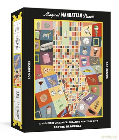 Magical Manhattan Puzzle: 500 Piece - Sophie Blackall [PUZZLE]