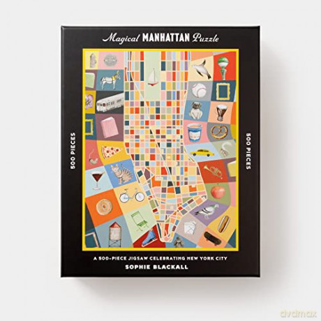 Magical Manhattan Puzzle: 500 Piece - Sophie Blackall [PUZZLE]