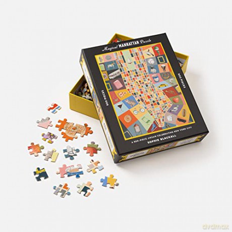Magical Manhattan Puzzle: 500 Piece - Sophie Blackall [PUZZLE]