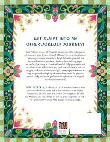 Magical Woodland Coloring Book: 30 Illustrations of an Enchanting Forest Getaway - Kate Pellerin [KSIĄŻKA]