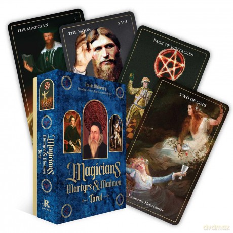 Magicians, Martyrs and Madmen Tarot: (80 Cards and 128-Page Full-Color Guidebook) - Travis McHenry [KSIĄŻKA]