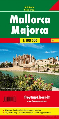 Majorca: Wegenkaart 1:100 000 - Freytag-Berndt und Artaria KG [KSIĄŻKA]