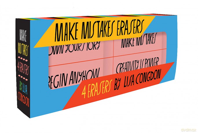 Make Mistakes Erasers - Lisa Congdon [KSIĄŻKA]