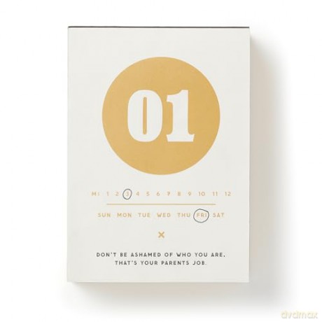Make My Day Undated Desk Calendar - Brass Monkey [KSIĄŻKA]