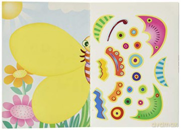 Make Your Own Butterfly Sticker Activity Book (Little Activity Books) - Fran Newman-D'Amico [KSIĄŻKA]