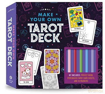 Make Your Own Tarot Deck: Kit Includes: Project Book, Perforated Tarot Card Sheets, and 10 Markers - Editors of Chartwell Books