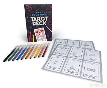 Make Your Own Tarot Deck: Kit Includes: Project Book, Perforated Tarot Card Sheets, and 10 Markers - Editors of Chartwell Books