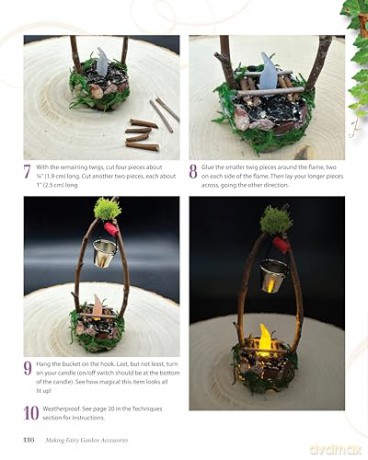 Making Fairy Garden Accessories: 22 Enchanting Projects for Your Backyard - Anna-Marie Fahmy [KSIĄŻKA]