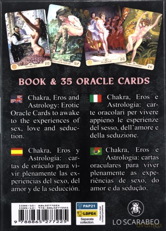 Manara Erotic Oracle: Chakra, Eros and Astrology - 35 full colour cards & instructions - Milo Manara [KSIĄŻKA]