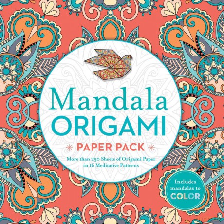 Mandala Origami Paper Pack: More than 250 Sheets of Origami Paper in 16 Meditative Patterns - Sterling [KSIĄŻKA]