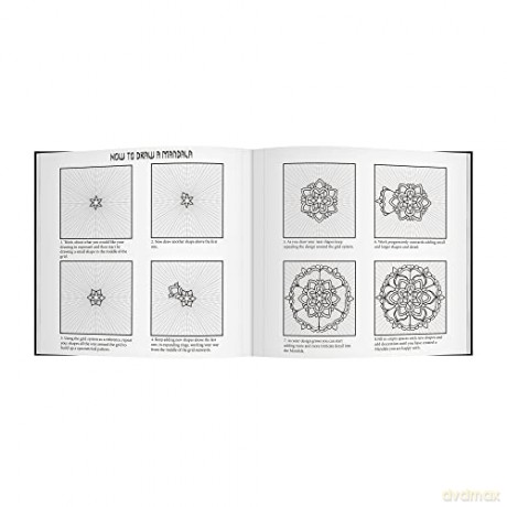 Mandala Sketchbook: Guided Activity Book To Create Your Own Unique Designs - Matt Manson [KSIĄŻKA]