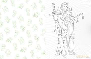Manga World Coloring: Color your way through cool original manga art! (1) (Manga Coloring) - Scott Harris [KOMIKS]