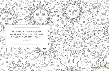 Manifest Your Destiny Colouring Book: A Mesmerizing Journey of Colour and Creativity [KSIĄŻKA]