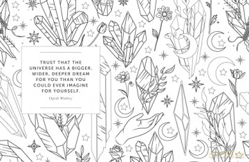 Manifest Your Destiny Colouring Book: A Mesmerizing Journey of Colour and Creativity [KSIĄŻKA]