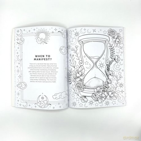 Manifest Your Destiny Colouring Book: A Mesmerizing Journey of Colour and Creativity [KSIĄŻKA]