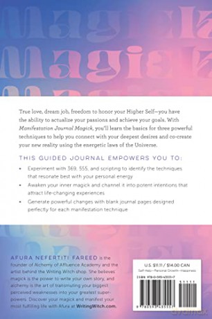 Manifestation Journal Magick: Guided 369, 555, and Scripting to Manifest Your Dream Life - Afura Nefertiti Fareed [KSIĄŻKA]