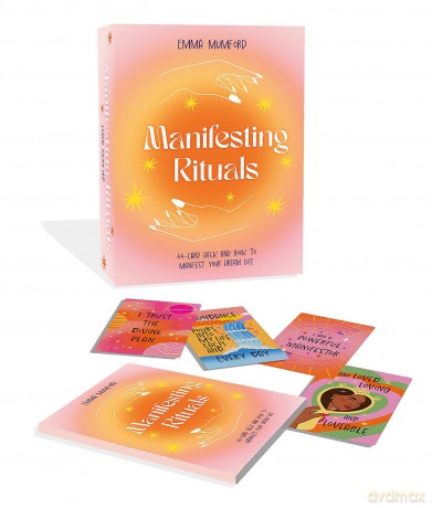 Manifesting Rituals: 44-card deck and guidebook to manifest your dream life - Emma Mumford [KSIĄŻKA]