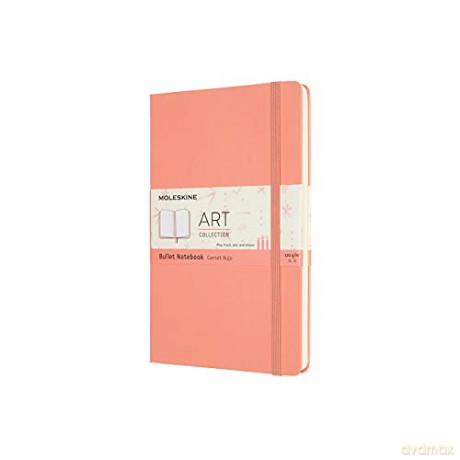 Map, plot, plan and dream with the Moleskine Bullet Notebook thanks to the acid-free 120 gsm ivory paper with dotted grid [KSIĄŻKA]
