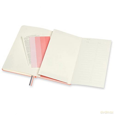 Map, plot, plan and dream with the Moleskine Bullet Notebook thanks to the acid-free 120 gsm ivory paper with dotted grid [KSIĄŻKA]