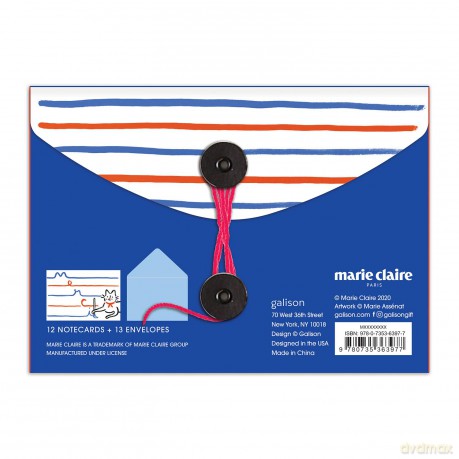 Marie Claire Merci Parcel Notecard Set - Galison [KSIĄŻKA]