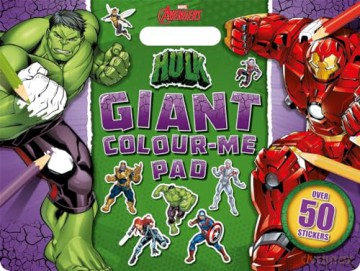 Marvel Avengers Hulk: Giant Colour Me Pad - Marvel Entertainment International Ltd [KSIĄŻKA]