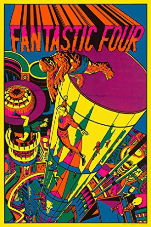 Marvel Classic Black Light Collectible Poster Portfolio - Marvel Entertainment [KSIĄŻKA]