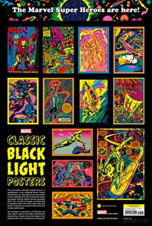 Marvel Classic Black Light Collectible Poster Portfolio - Marvel Entertainment [KSIĄŻKA]