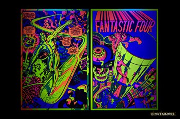 Marvel Classic Black Light Collectible Poster Portfolio - Marvel Entertainment [KSIĄŻKA]