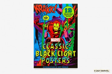 Marvel Classic Black Light Collectible Poster Portfolio - Marvel Entertainment [KSIĄŻKA]