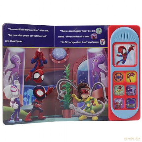 Marvel Spider-man - Spidey and his Amazing Friends - Spidey Makes a Splash Sound Book - PI Kids [KSIĄŻKA]