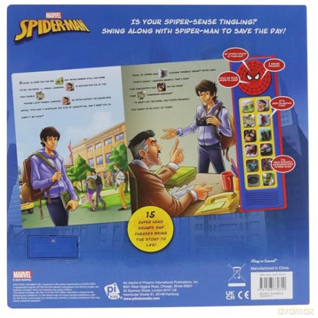 Marvel Spider-Man: The Amazing Spider-Sense! Sound Book - PI Kids [KSIĄŻKA]
