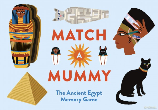 Match a Mummy: The Ancient Egypt Memory Game - Anna Claybourne [KSIĄŻKA]