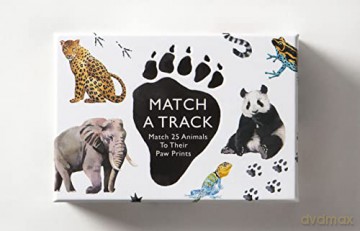 Match a Track: Match 25 Animals to Their Paw Prints (Magma for Laurence King) - Marcel George [KSIĄŻKA]