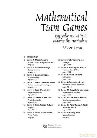 Mathematical Team Games: Enjoyable Activities to Enhance the Curriculum [KSIĄŻKA]
