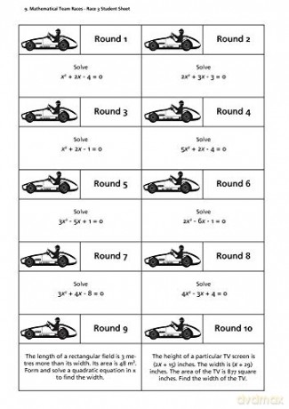 Mathematical Team Races: 17 Ready-To-Use Activities to Make Learning Mathematics More Effective and More Fun! for Ages 13-16. [KSIĄŻKA]