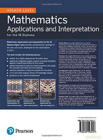 Mathematics Applications and Interpretation for the IB Diploma Higher Level (Pearson International Baccalaureate Diploma: International Editions) - Jo Anne Vacca [KSIĄŻKA]