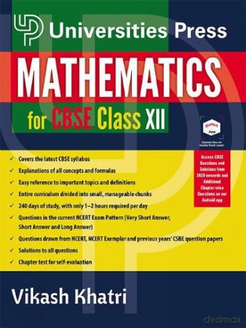 Mathematics for CBSE Class XII - Vikash Khatri [KSIĄŻKA]